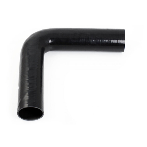 Silicone hose Black 90 Degree Long legs 0,5'' (13mm)