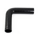 Silicone hose Black 90 Degree Long legs 0,5'' (13mm)