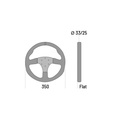 Sparco R350 Steering wheel Suede