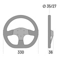 Sparco R353 Steering wheel Suede