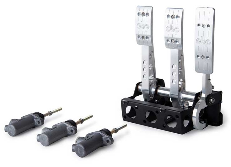 OBP Floor mounted pedal box 3 pedals Cockpit V2
