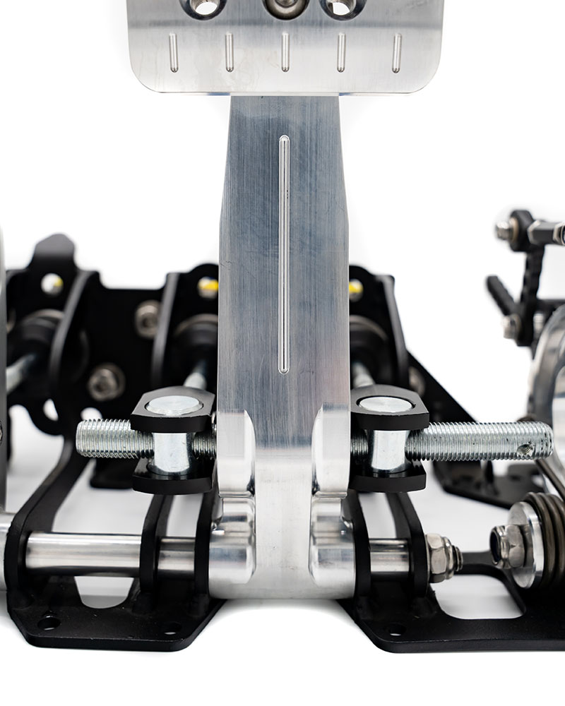 OBP Racing Series Floor mounted Pedal box Silver