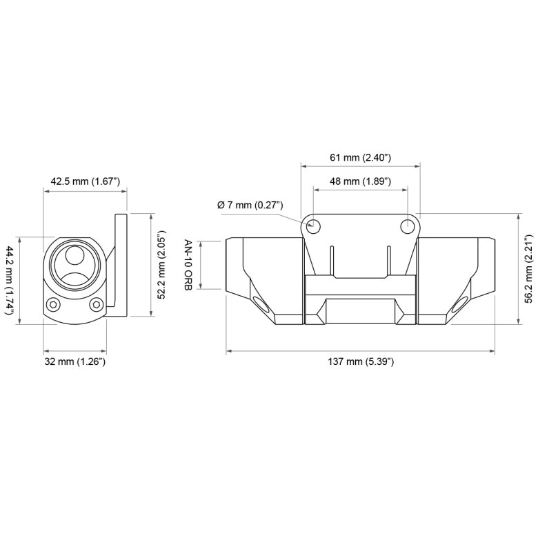 Nuke Flex Fuel Sensor Adapter - Full Flow