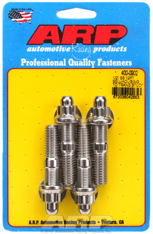 1/2" SS 12pt bellhousing to trans stud kit
