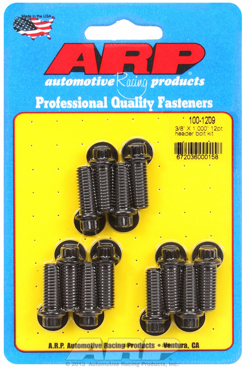 "3/8 X 1.000"" 12pt header bolt kit"