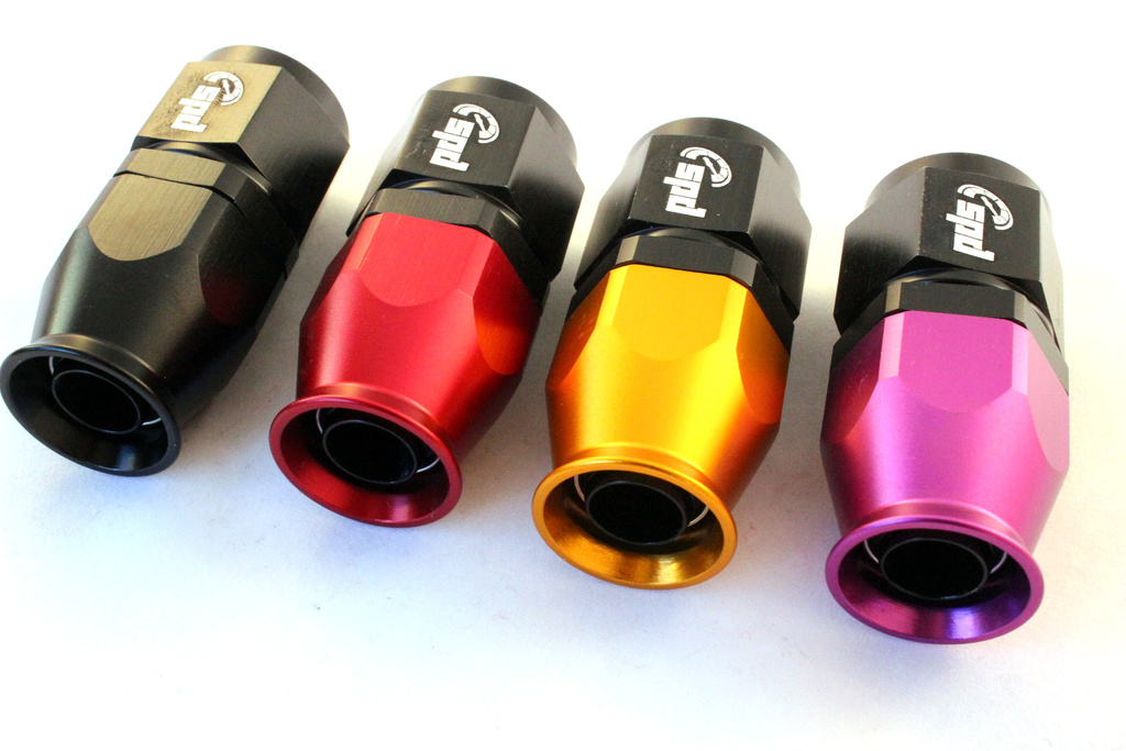 An4 hose end straight PTFE