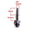AN6 male - 3/8" female quick connector