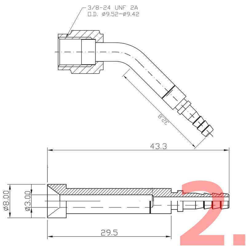 Make your own steel braided AN3 brake hose (Galvanized)