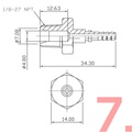 Make your own steel braided AN3 brake hose (Galvanized)