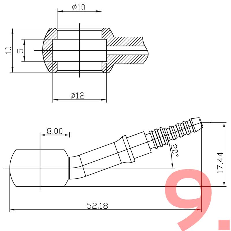 Make your own steel braided AN3 brake hose (Stainless)