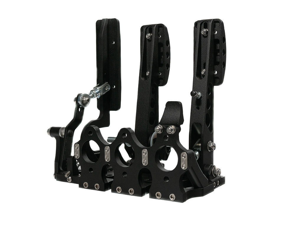 OBP Floor mounted pedal box 3 pedals V3 billet CNC-aluminum