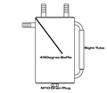 OBP Oil catch tank 1,0L (13mm Push on)