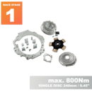 PMC RACE STAGE 1 Ford Barra - BMW M57N HGD JGA HGA - 240mm / 9.45"