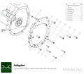 PMC Adapter kit Honda S2000 - BMW M50 S50 M52 S52 M54 - 240mm / 9.45"