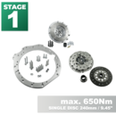 PMC STAGE 1 Mercedes-Benz M112 M113 - BMW M57 / E46 S54 M3 - 240mm / 9.45"