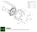 Adapter kit OM605 OM606 - BMW M57N2 6-speed