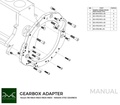 PMC Adapter Kit Nissan RB - Nissan 350Z Z33 370Z Z34 - 250mm / 9.84"
