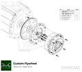 PMC Adapter Kit Nissan SR - Mazda RX-8 - 240mm / 9.45"