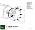 PMC Adapter Kit Toyota JZ 1JZ 2JZ - Nissan 350Z Z33 370Z Z34 CD009 - 184mm / 7.25"