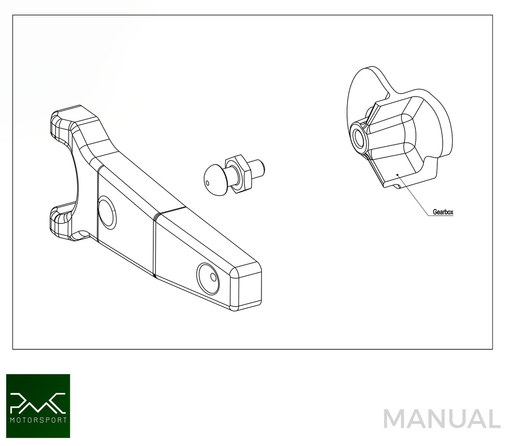 PMC Adapter Kit Toyota JZ - Mazda RX-8 - 240mm / 9.45" (F)