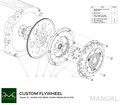 PMC Adapter Kit Toyota JZ - Mazda RX-8 - 240mm / 9.45"
