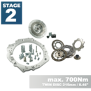 PMC STAGE 2 Toyota JZ 1JZ 2JZ - BMW E60 M57N2 6-speed HGD JGA - 228mm / 8.98"