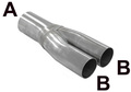 Y-pipe 76x76 Stainless