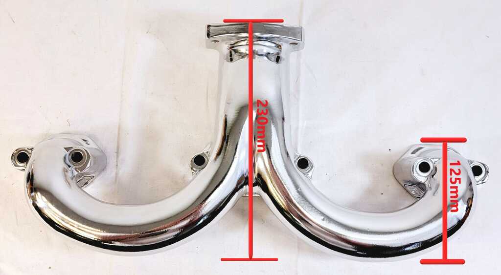 Headers Small Block Chevy (SBC) Coatade "Bockhorn" / "Rams horn"