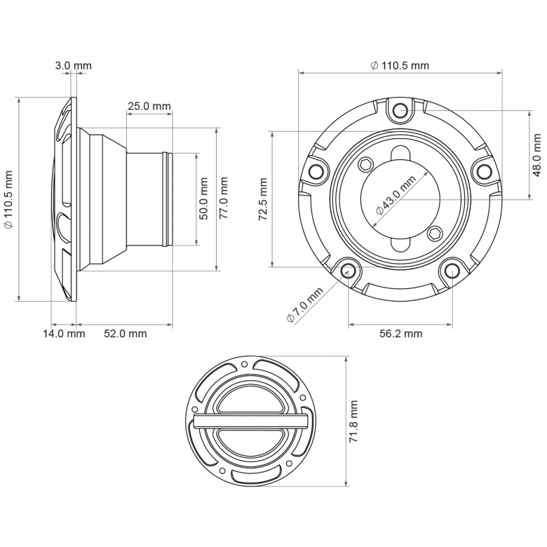 Nuke Remote quick lock filler cap
