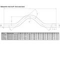 Rear axle tube 2 inch Stainless