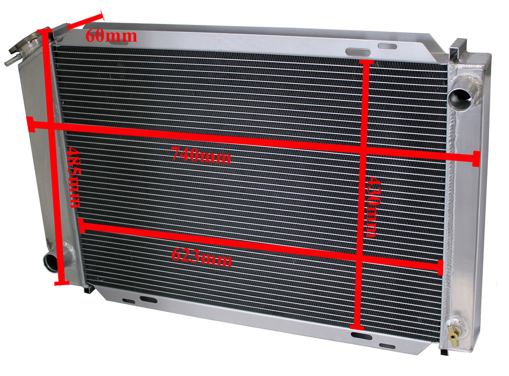 Radiator Ford Mustang V8 79-93