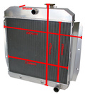 Radiator Chevrolet Truck 55-59