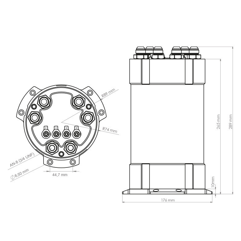 NUKE Fuel Catch tank 3.0L- 3 internal pumps