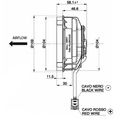 SPAL cooling fan 96mm / 3,8" blowing