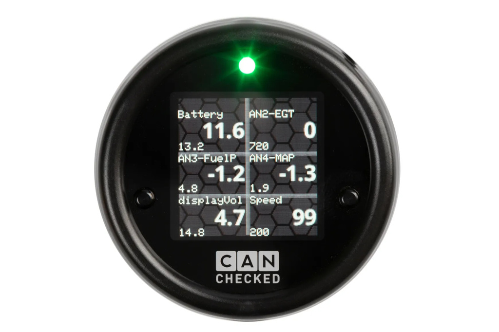 CANChecked 52mm Gauge MFD15 GEN2 (Lambda sensor bundle)