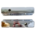 Valve Covers Small Block Chevy SBC 58-86 Chrome