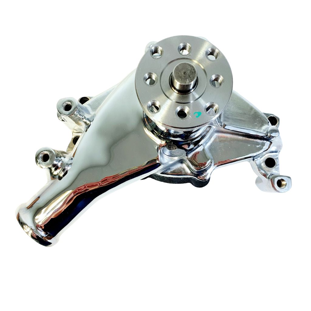 Water Pump Long Small Block Chrome