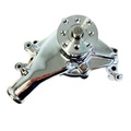 Water Pump Long Small Block Chrome
