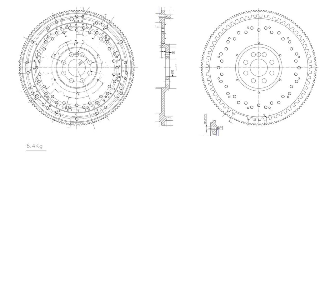 Tenaci Modular Flywheel – Mercedes 184MM