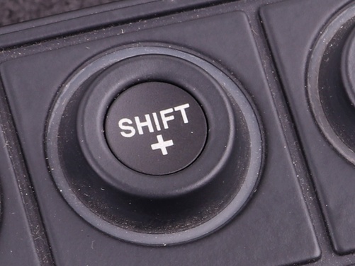 SHIFT+ icon CAN keypad
