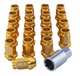 Wheel Nut Aluminum Gold M12x1,5 (39mm)