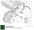 PMC Torque Converter Adapter ZF 8HP70 Jaguar Diesel - GM Chevrolet V8 LS
