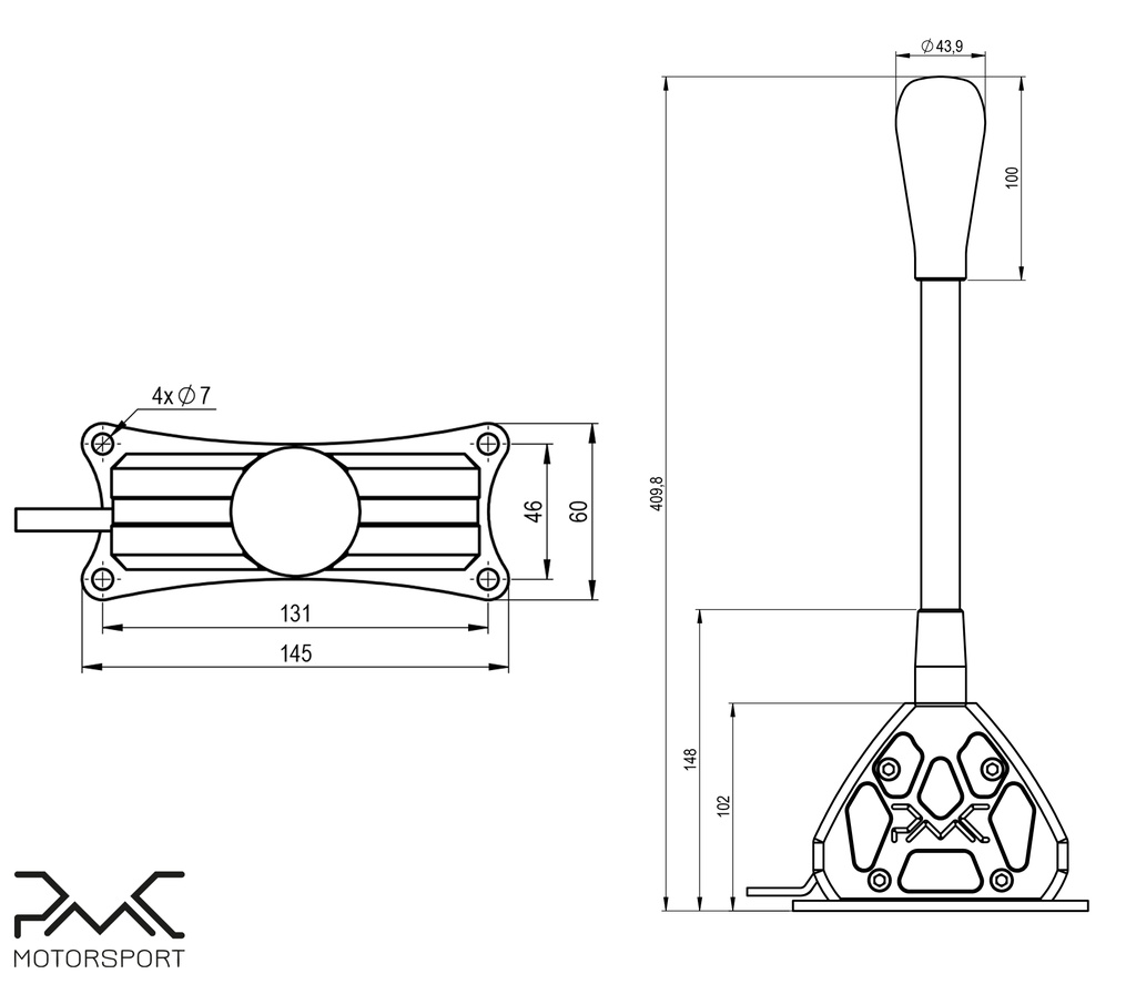 PMC Black Edition Shifter 8HP DCT DKG DSG PDK