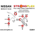 Strongflex front anti roll bar bushing Nissan Micra K11