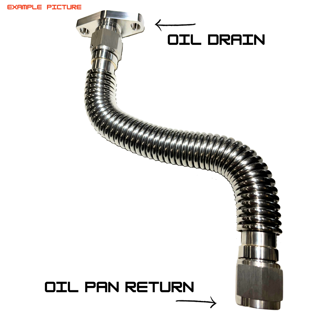 SPD Oil return flex pipe (550mm)