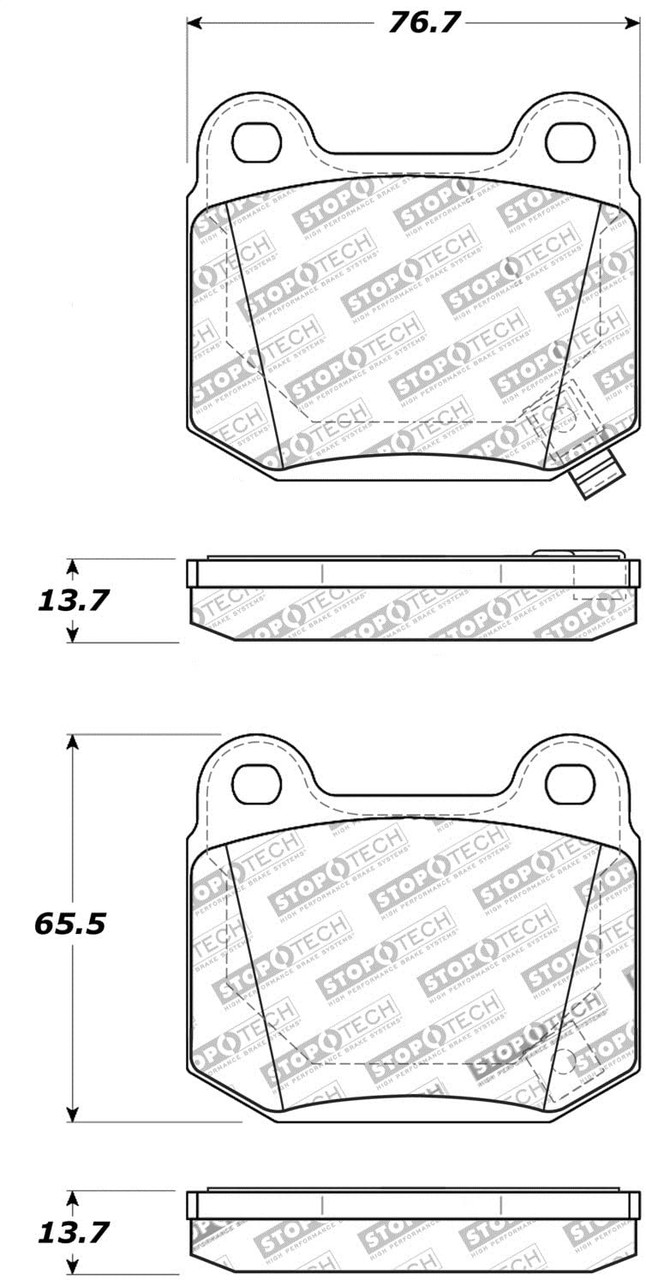 Subaru WRX STI (Brembo) (01->) rear