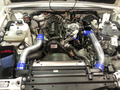 Volvo 7/940 Turbo Top connection pipe kit, black hoses, standard throttle body