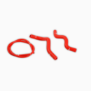 Volvo 240 Radiator hoses complement Red