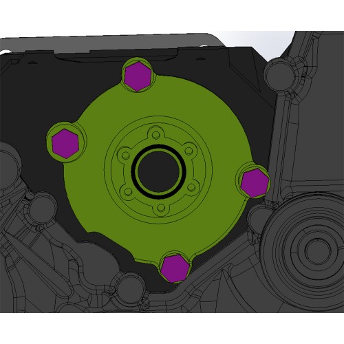 Davies Craig Ford Coyote 5.0L Water Pump Delete adapter