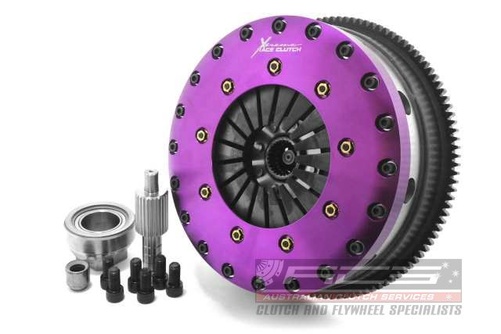 BMW 1-Series 135 i E82 Xtreme Performance - 230mm Organic Twin Plate Clutch Kit Incl Flywheel 1200Nm